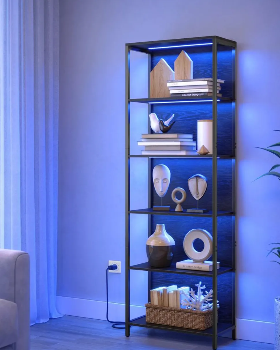 Best SONGMICS Bibliothèque 8 cases rustique Marron Vintage