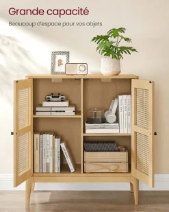 Discount SONGMICS Bibliothèque 5 casiers blanc