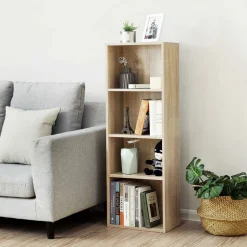 Best SONGMICS Bibliothèque 4 casiers bois