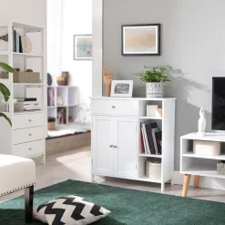 Best Sale SONGMICS Bibliothèque 4 niveaux Brun Vintage Noir