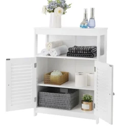 Clearance SONGMICS Bibliothèque 5 niveaux Brun Vintage Noir