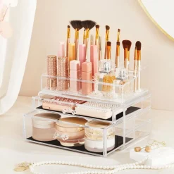 Discount SONGMICS Bibliothèque 6 niveaux industriel Brun Vintage Noir