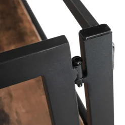 Hot SONGMICS Bibliothèque 4 niveaux industriel