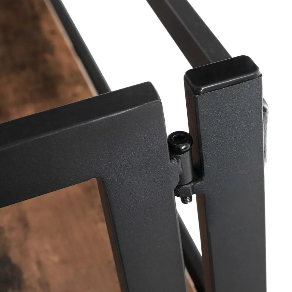 Hot SONGMICS Bibliothèque 4 niveaux industriel