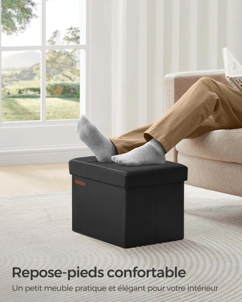 New SONGMICS Bibliothèque 5 niveaux noir et gris