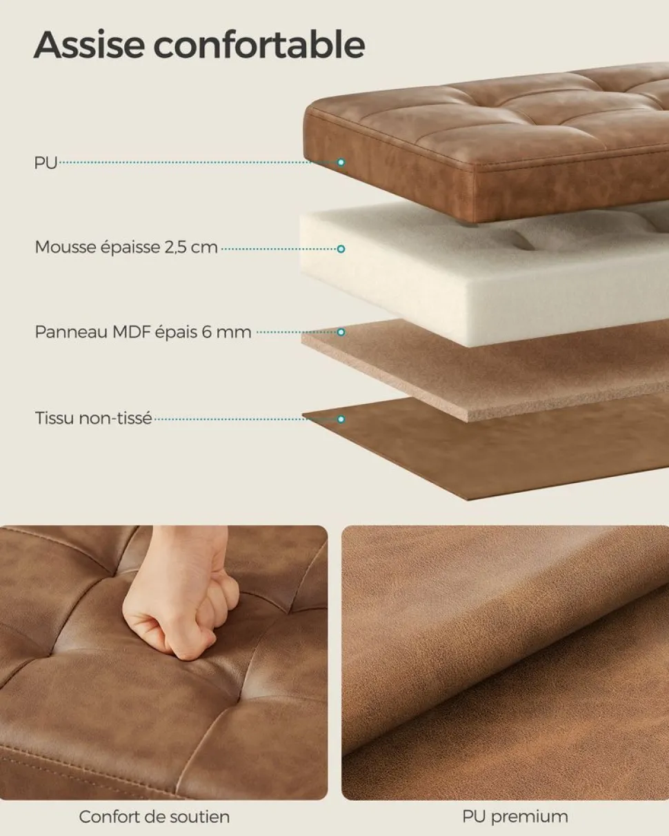 New SONGMICS Bibliothèque 5 niveaux noir et gris