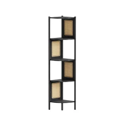 Clearance SONGMICS Bibliothèque arbre avec étagères à 5 niveaux blanc nuage