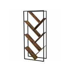 Best Sale SONGMICS Bibliothèque arbre industriel Marron Rustique