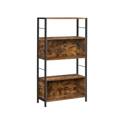 Outlet SONGMICS Bibliothèque cases industriel Noir