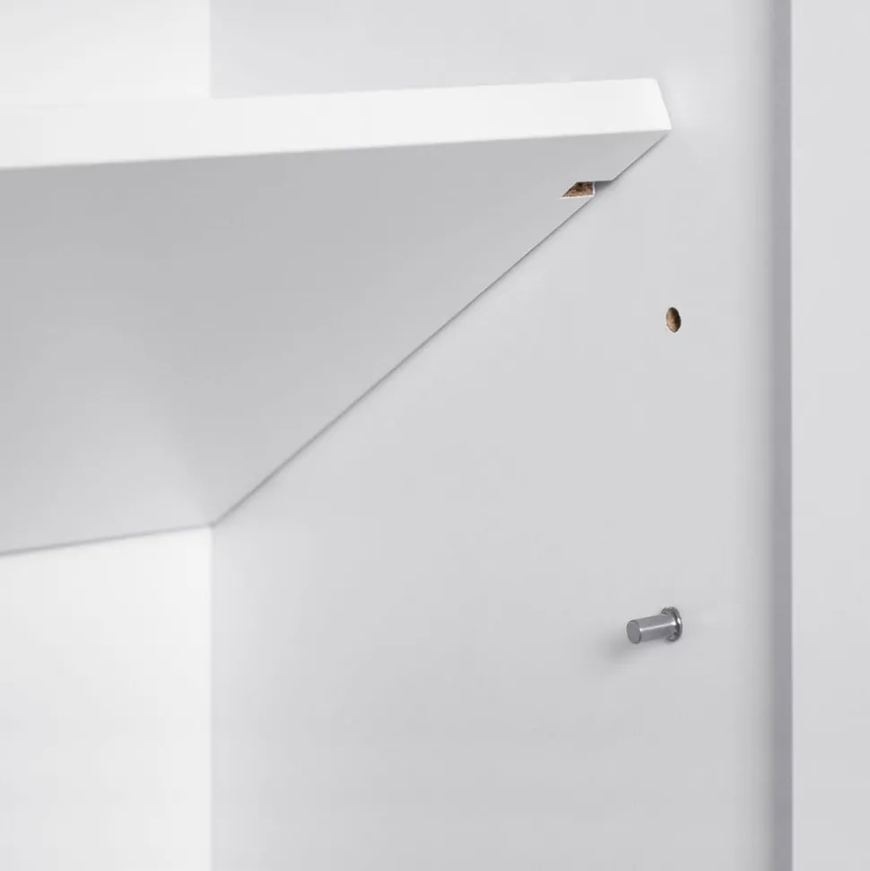 Outlet SONGMICS Bibliothèque échelle 5 niveaux Brun Vintage Noir