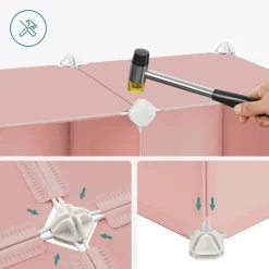 Outlet SONGMICS Bibliothèque enfant bois