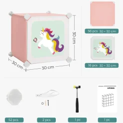 Outlet SONGMICS Bibliothèque enfant bois