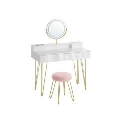 Hot SONGMICS Bibliothèque enfant jaune et noir Blanc