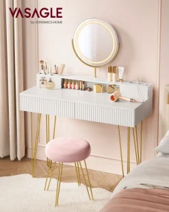 Hot SONGMICS Bibliothèque enfant jaune et noir Blanc