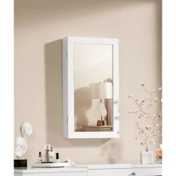 Clearance SONGMICS Bibliothèque moderne grège Blanc