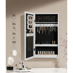 Clearance SONGMICS Bibliothèque moderne grège Blanc