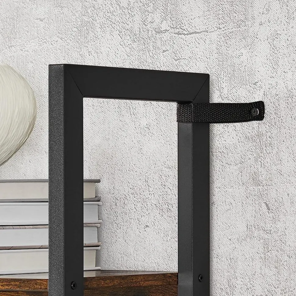 Fashion SONGMICS Bibliothèque zigzag blanc