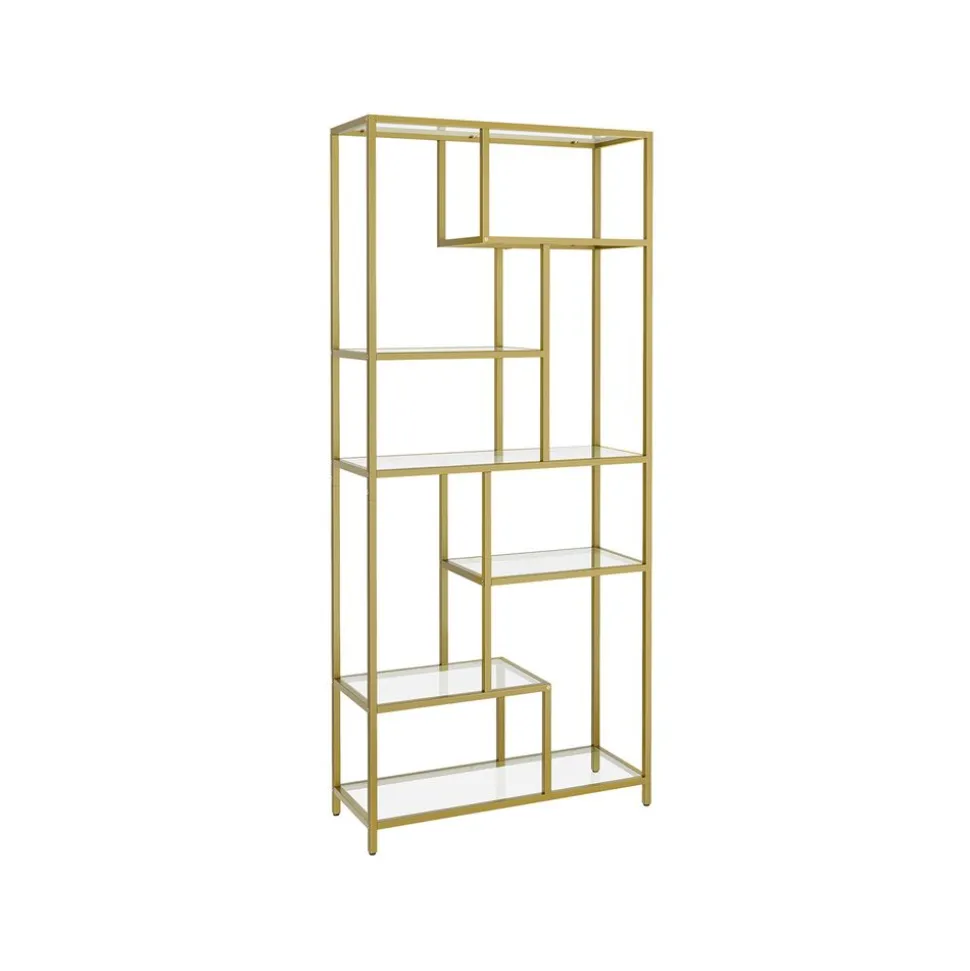 Best SONGMICS Bibliothèque zigzag rustique Brun Vintage Noir