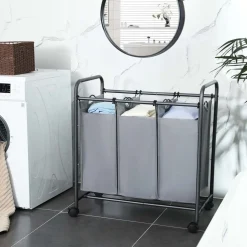 Hot SONGMICS Boîte à bijoux 360° blanc nuage