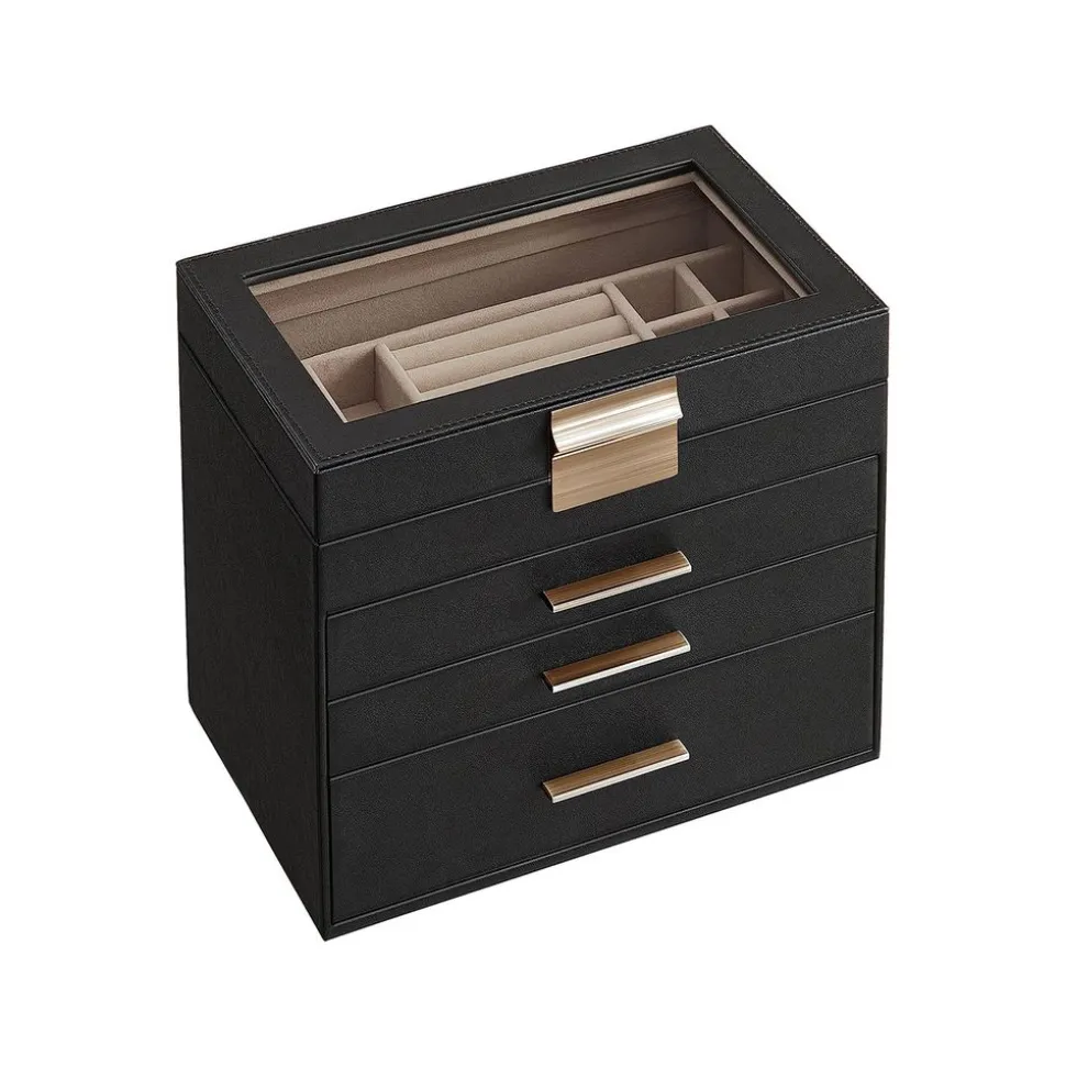 Shop SONGMICS Boîte à bijoux 4 niveaux