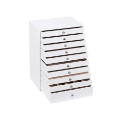 Flash Sale SONGMICS Boîte à bijoux 10 niveaux Blanc