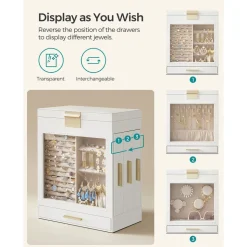 Online SONGMICS Boîte à bijoux 5 niveaux