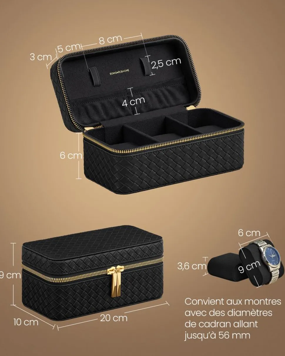 Fashion SONGMICS Boîte à bijoux 5 étages