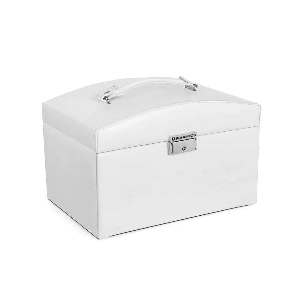 Hot SONGMICS Boîte à bijoux 8 tiroirs