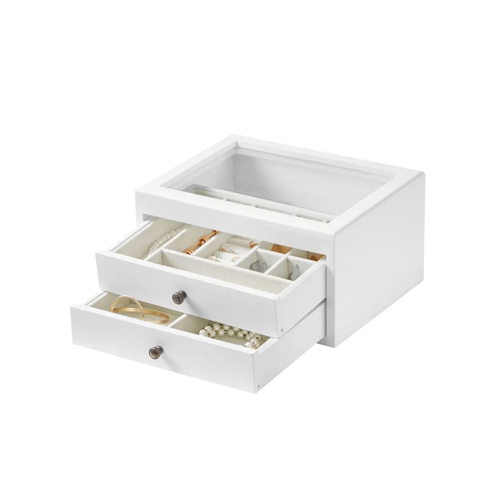 Store SONGMICS Boîte à bijoux blanc