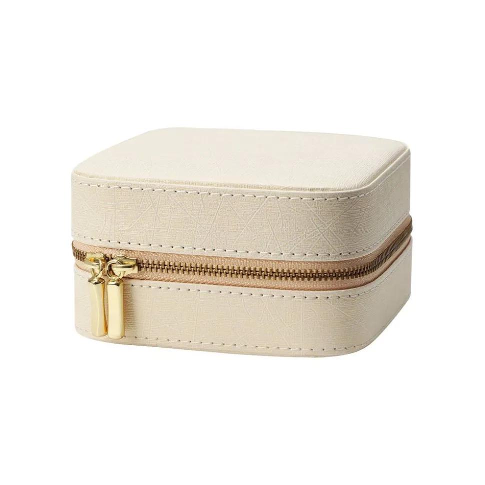 Cheap SONGMICS Boîte à bijoux de voyage blanc nuage