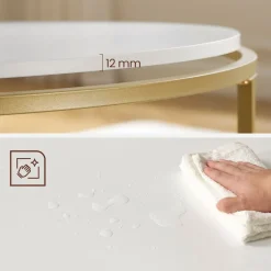 Best Sale SONGMICS Boîte à bijoux intérieur turquoise XL Blanc