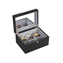 Clearance SONGMICS Boîte à bijoux labyrinthe Blanc