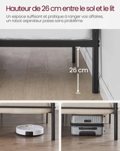 Discount SONGMICS Boîte à bijoux latérale noir