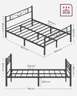 Discount SONGMICS Boîte à bijoux latérale noir