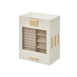 Cheap SONGMICS Boîte à bijoux moderne noir d'encre