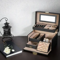 Cheap SONGMICS Boîte à bijoux multi-niveaux