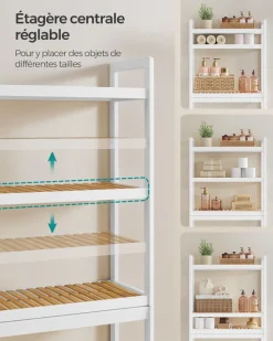 Shop SONGMICS Boîte à bijoux musicale arc-en-ciel