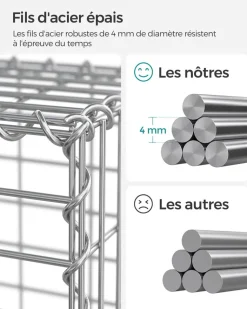 Flash Sale SONGMICS Boîte à lettres fenêtre en V mural avec serrure et couvercle gris anthracite