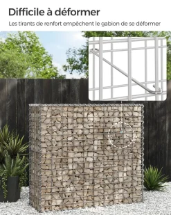 Flash Sale SONGMICS Boîte à lettres fenêtre en V mural avec serrure et couvercle gris anthracite