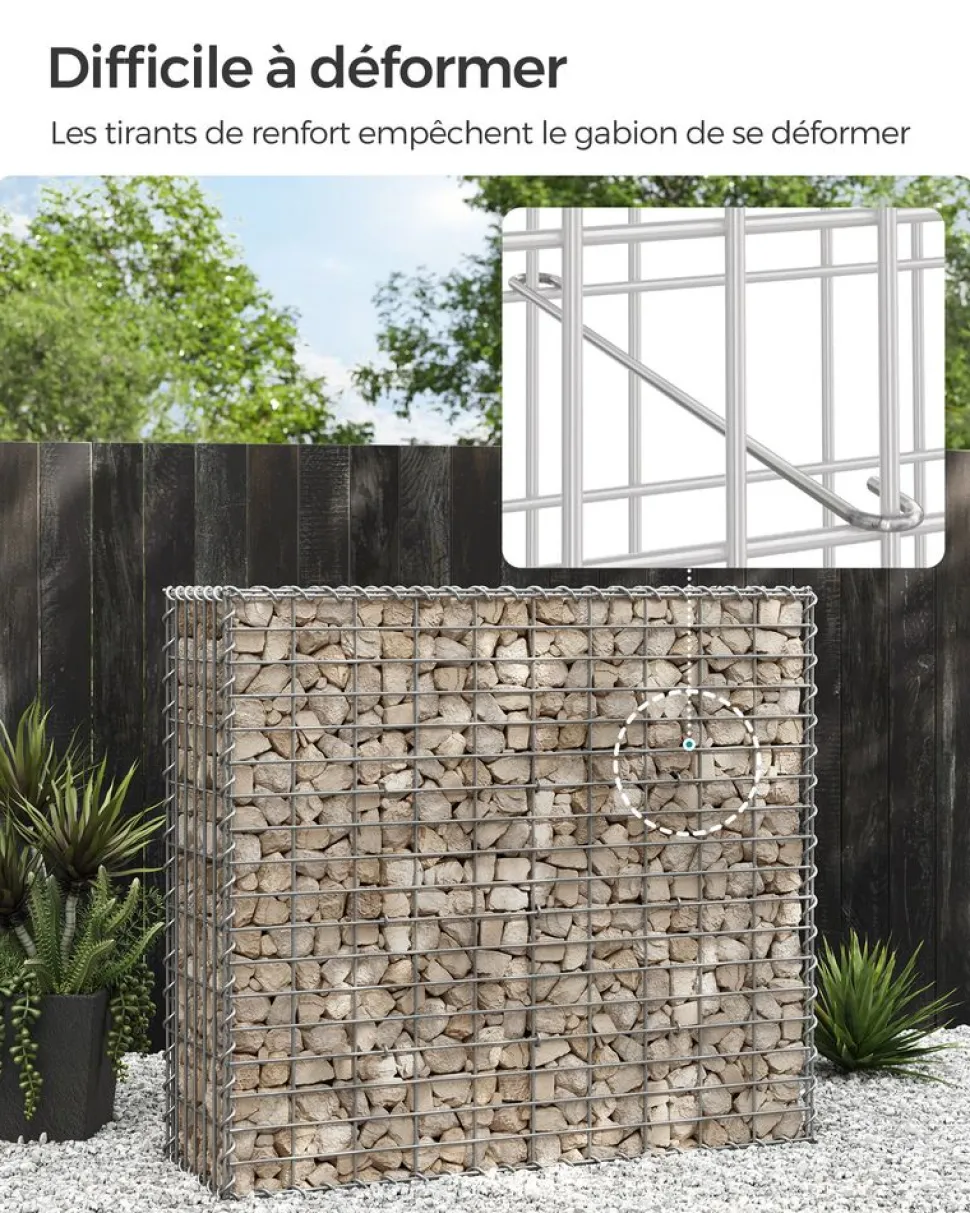 Flash Sale SONGMICS Boîte à lettres fenêtre en V mural avec serrure et couvercle gris anthracite