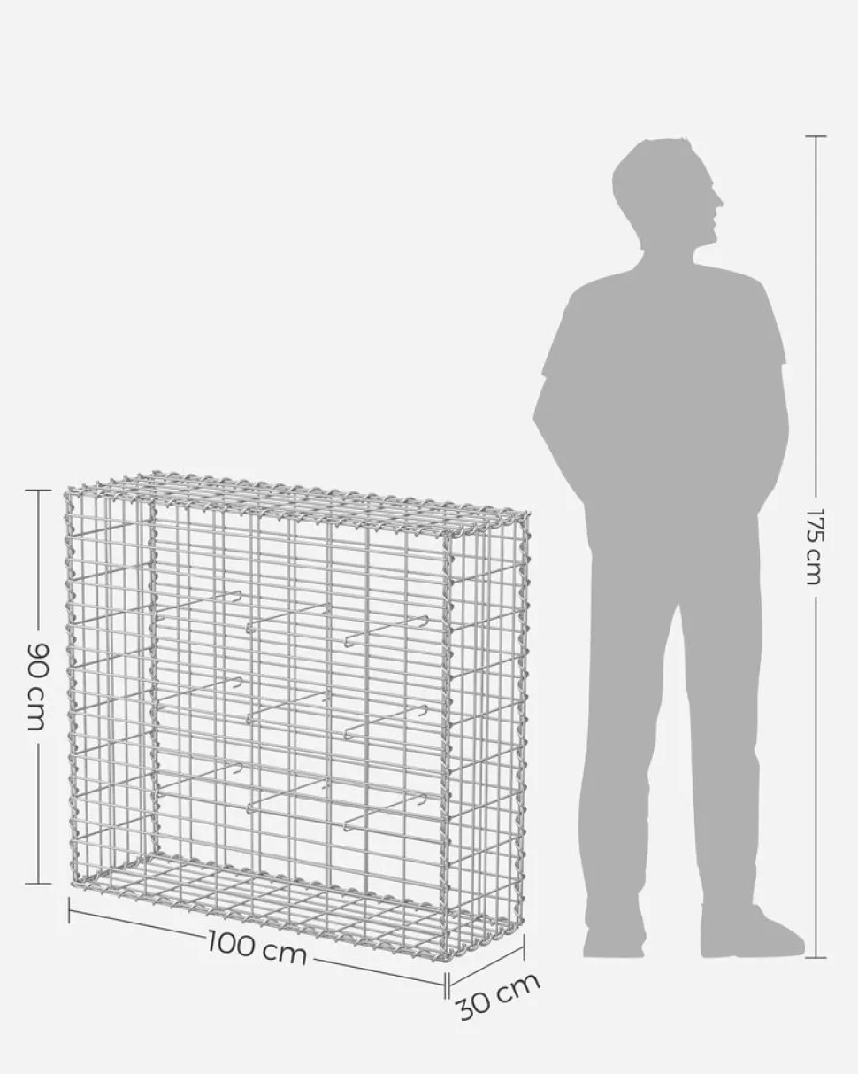 Flash Sale SONGMICS Boîte à lettres fenêtre en V mural avec serrure et couvercle gris anthracite