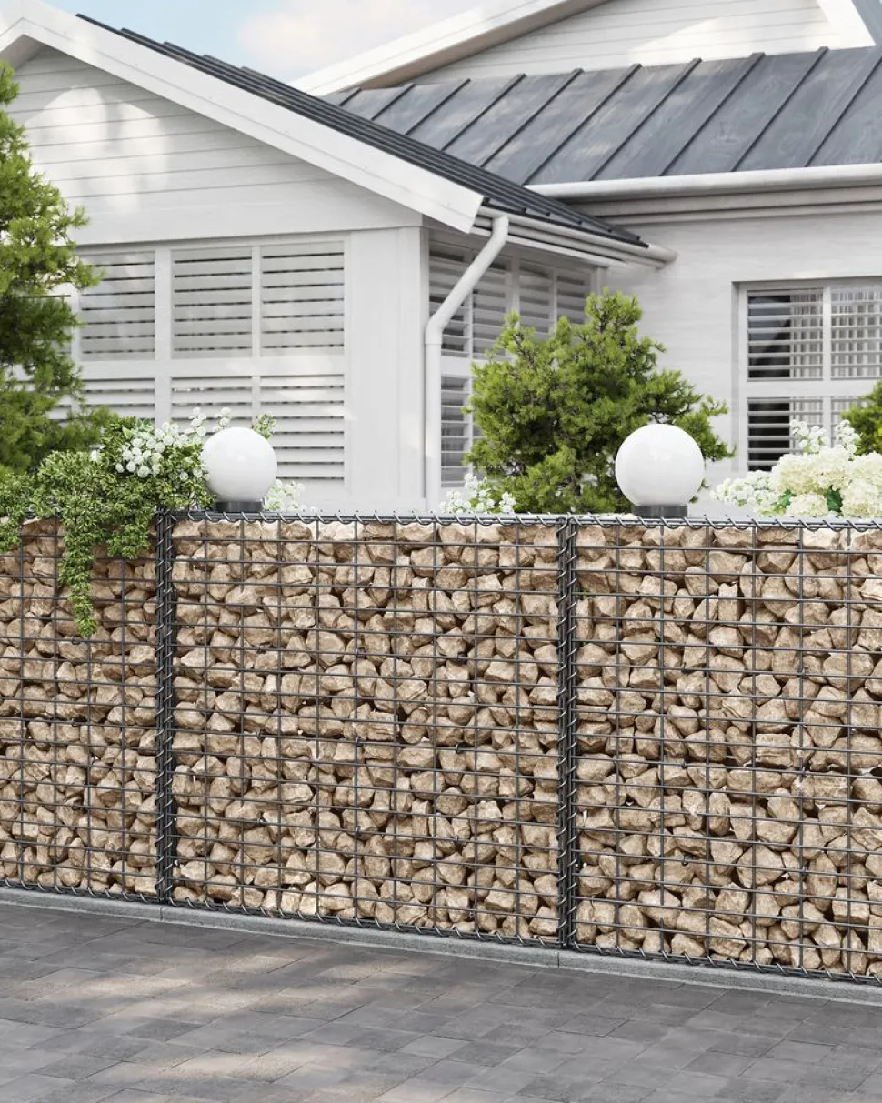 Flash Sale SONGMICS Boîte à lettres fenêtre en V mural avec serrure et couvercle gris anthracite