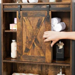 Fashion SONGMICS Boîte à montres 10 cases marron