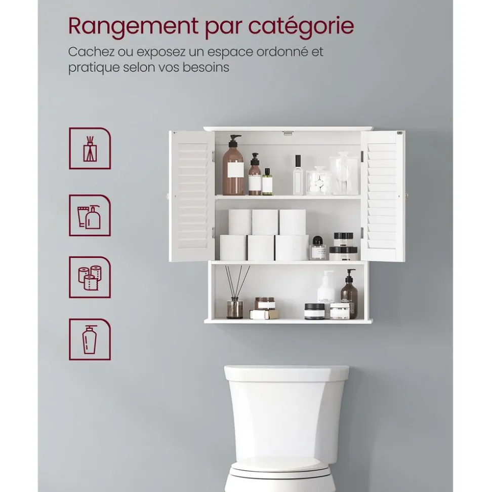 Online SONGMICS Boîte à montres marron