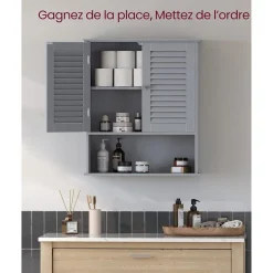 Online SONGMICS Boîte à montres marron