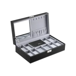 Discount SONGMICS Boîte à montres miroir