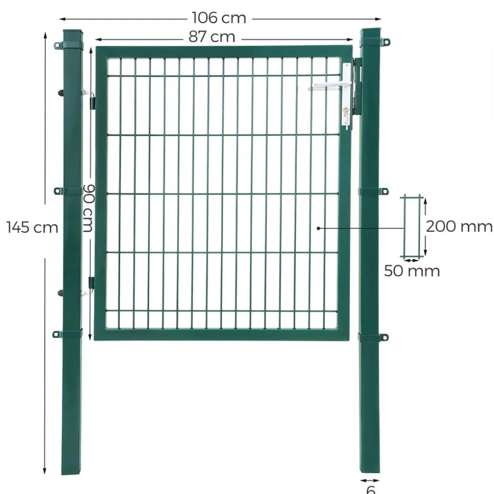 Sale SONGMICS Boîte aux lettre post Gris
