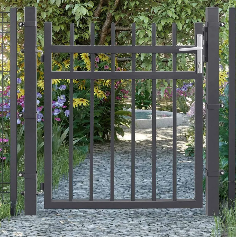 Best Sale SONGMICS Boîte aux lettres murale moderne Noir Blanc