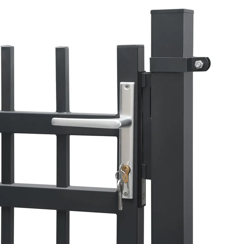 Best Sale SONGMICS Boîte aux lettres murale moderne Noir Blanc