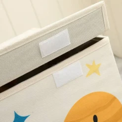 Discount SONGMICS Boîte de rangement beige